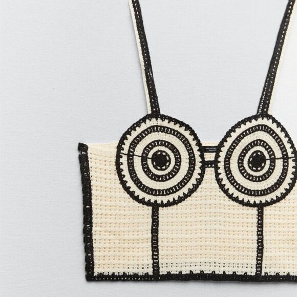 Zara blogger favorite crochet corset top - Picture 9 of 10